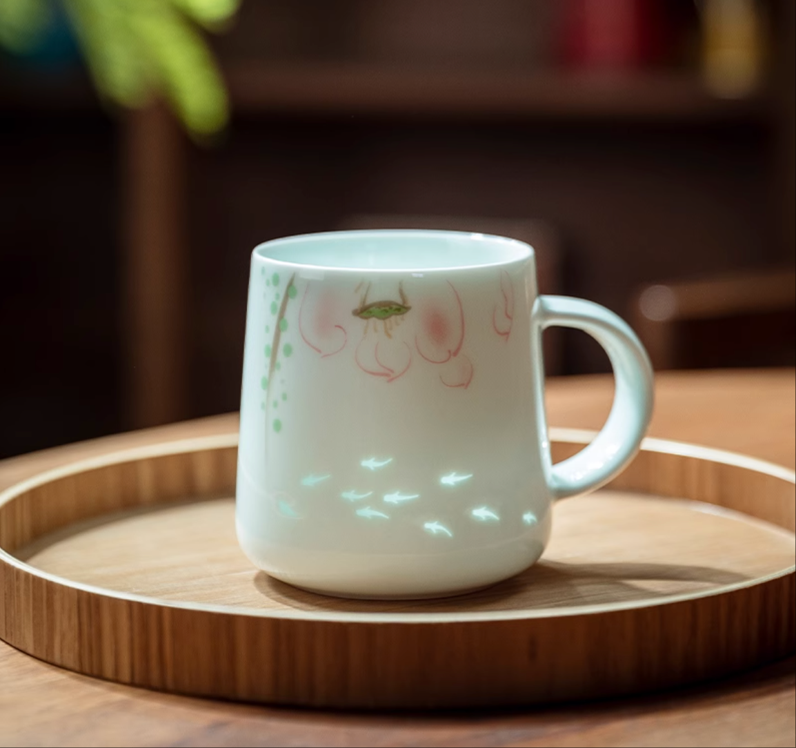 「Lotus Glow」Porcelain Mug