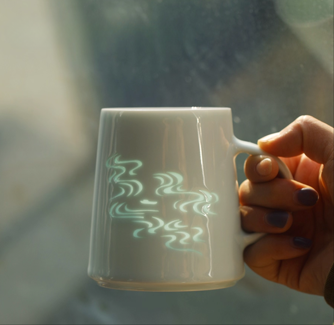 「Mountain & Water Reunion」Luminous Ceramic Cup