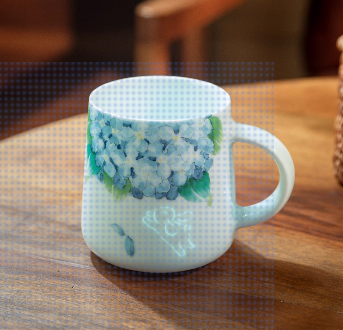「Moonlit Hop」Luminous Rabbit Mug